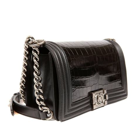 chanel boy alligator skin|chanel handbags for boys.